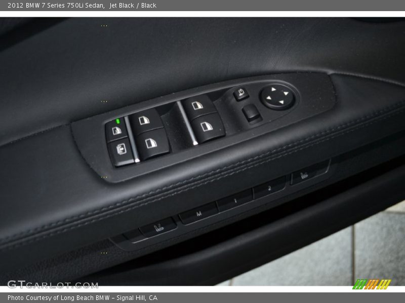 Jet Black / Black 2012 BMW 7 Series 750Li Sedan