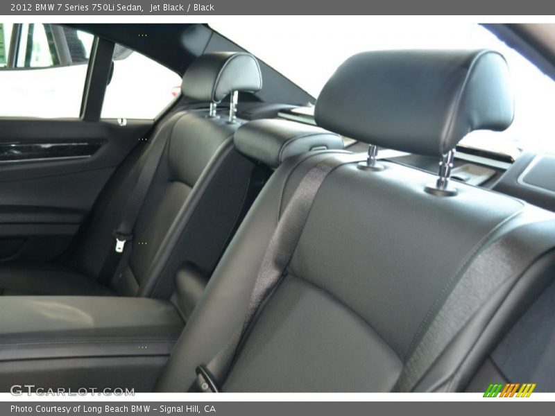 Jet Black / Black 2012 BMW 7 Series 750Li Sedan