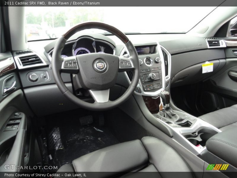 Black Raven / Ebony/Titanium 2011 Cadillac SRX FWD