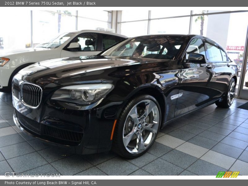 Jet Black / Black 2012 BMW 7 Series 750Li Sedan