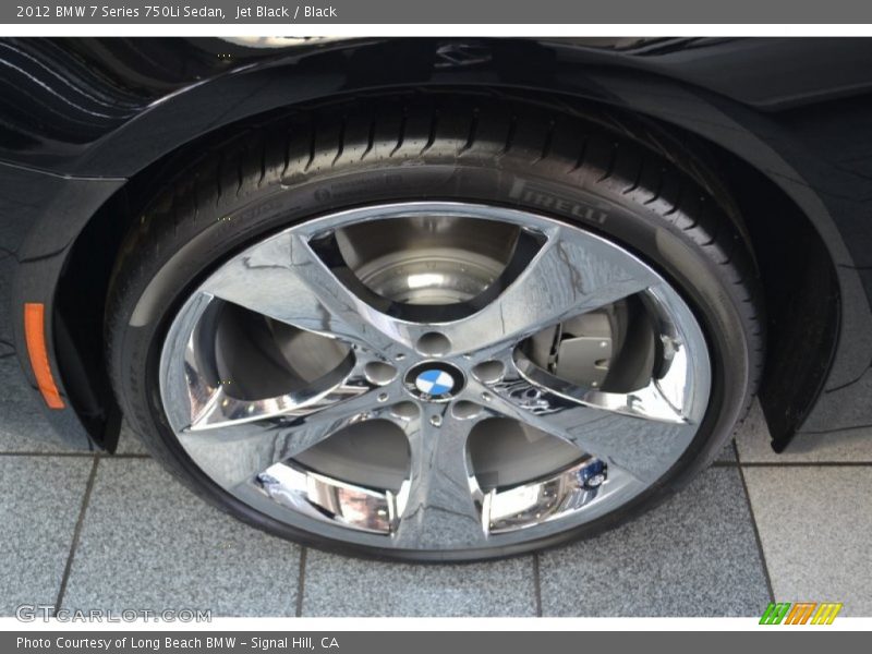 Jet Black / Black 2012 BMW 7 Series 750Li Sedan