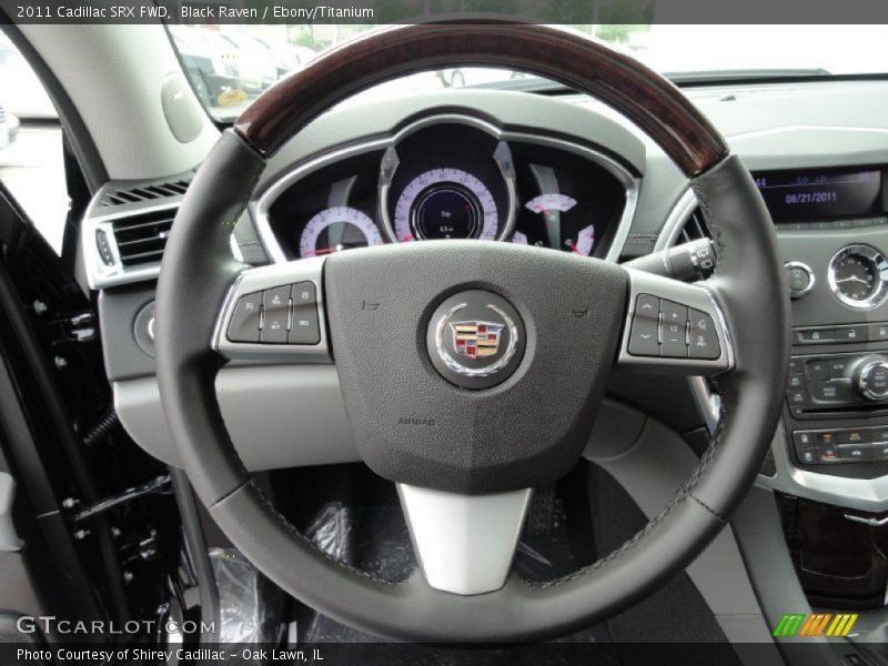 Black Raven / Ebony/Titanium 2011 Cadillac SRX FWD