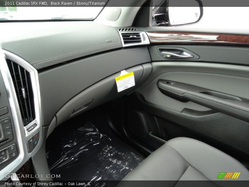 Black Raven / Ebony/Titanium 2011 Cadillac SRX FWD