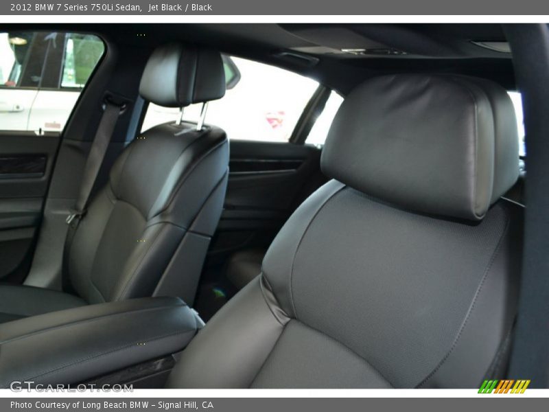 Jet Black / Black 2012 BMW 7 Series 750Li Sedan