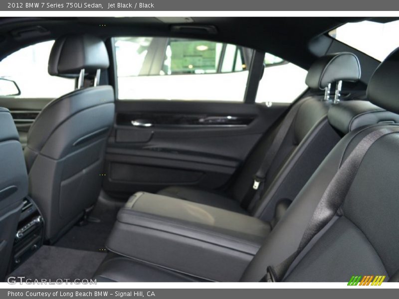 Jet Black / Black 2012 BMW 7 Series 750Li Sedan