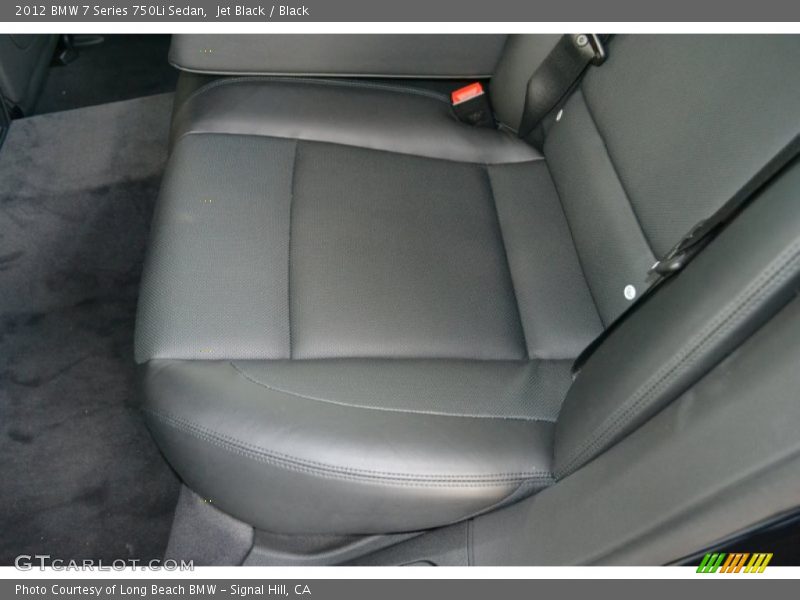 Jet Black / Black 2012 BMW 7 Series 750Li Sedan