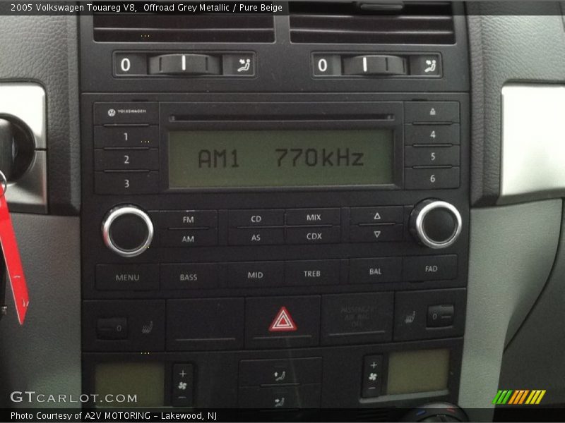 Offroad Grey Metallic / Pure Beige 2005 Volkswagen Touareg V8