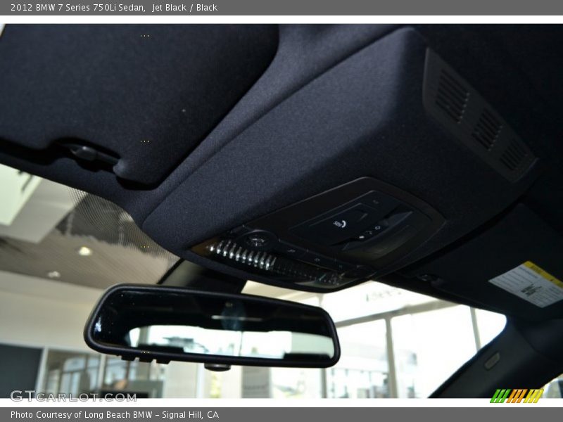 Jet Black / Black 2012 BMW 7 Series 750Li Sedan