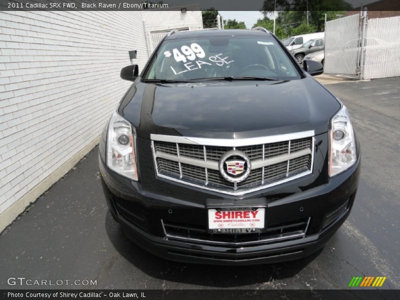 Black Raven / Ebony/Titanium 2011 Cadillac SRX FWD