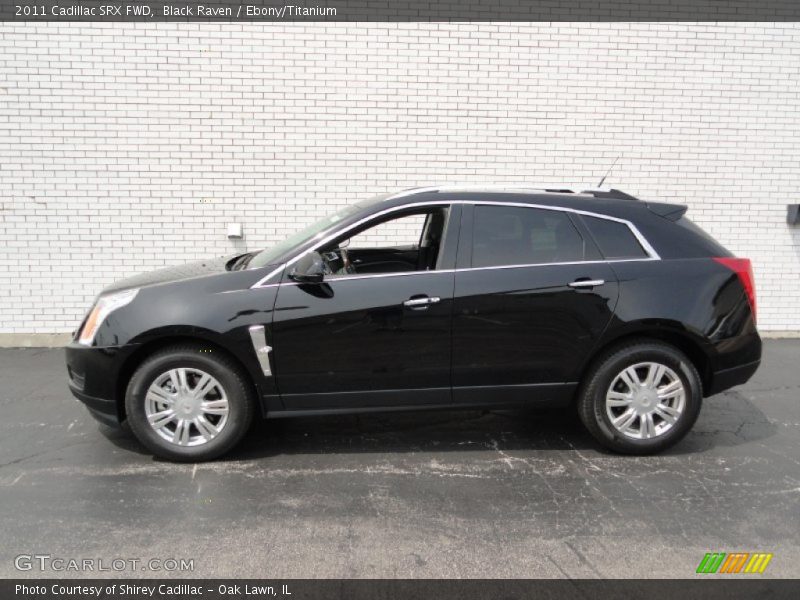 Black Raven / Ebony/Titanium 2011 Cadillac SRX FWD