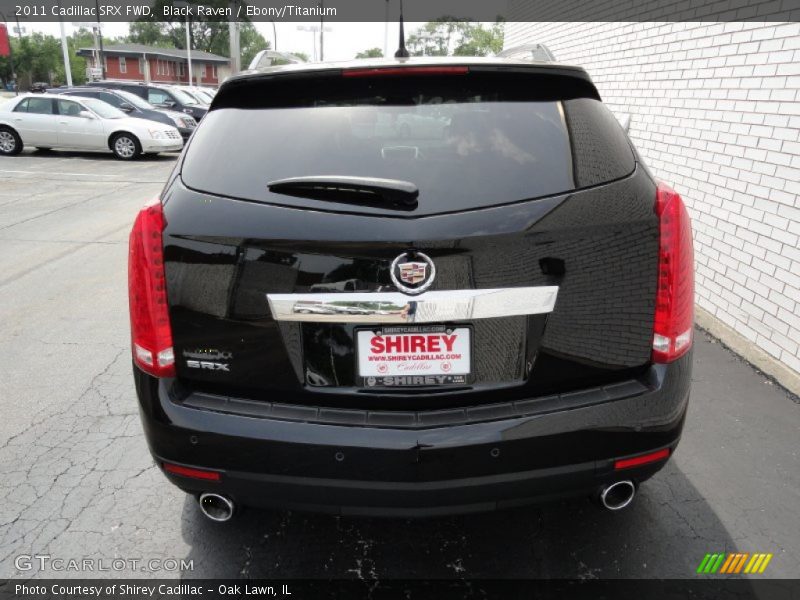 Black Raven / Ebony/Titanium 2011 Cadillac SRX FWD