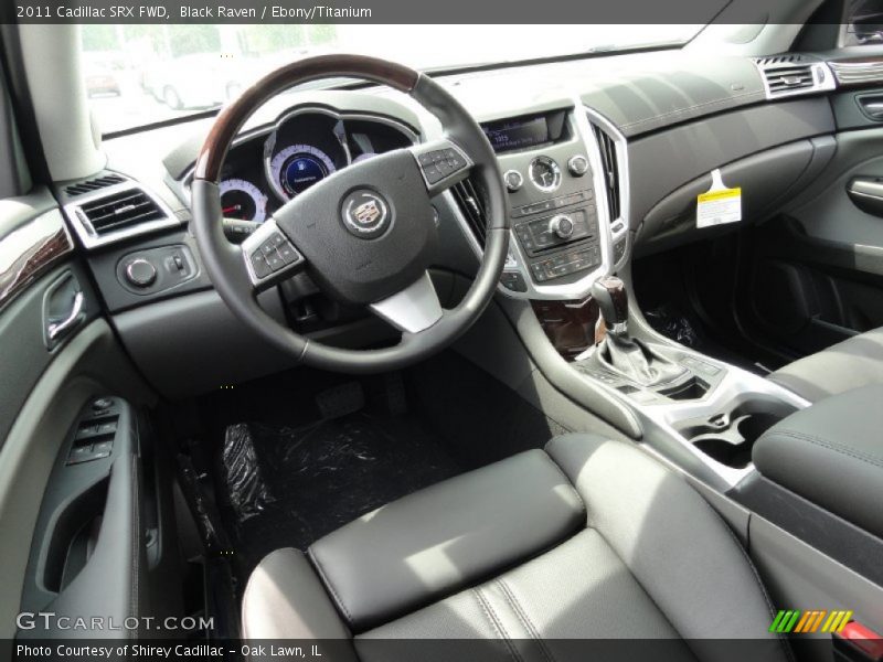 Black Raven / Ebony/Titanium 2011 Cadillac SRX FWD