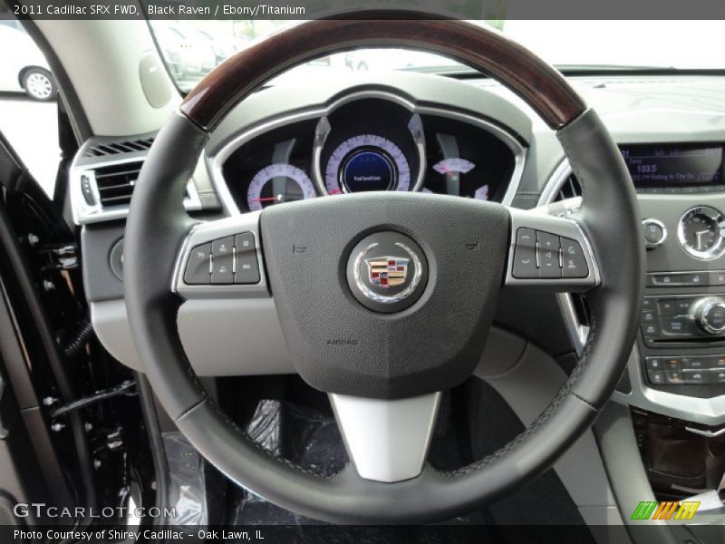 Black Raven / Ebony/Titanium 2011 Cadillac SRX FWD