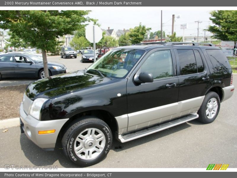 Black / Medium Dark Parchment 2003 Mercury Mountaineer Convenience AWD