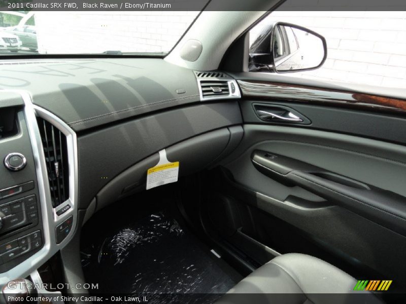 Black Raven / Ebony/Titanium 2011 Cadillac SRX FWD