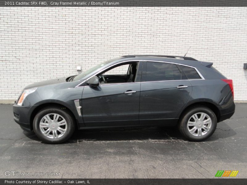 Gray Flannel Metallic / Ebony/Titanium 2011 Cadillac SRX FWD