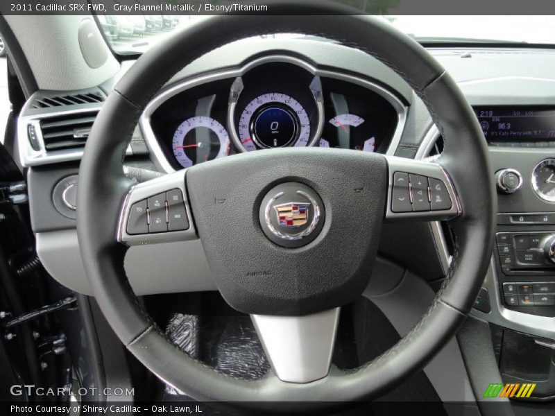 Gray Flannel Metallic / Ebony/Titanium 2011 Cadillac SRX FWD