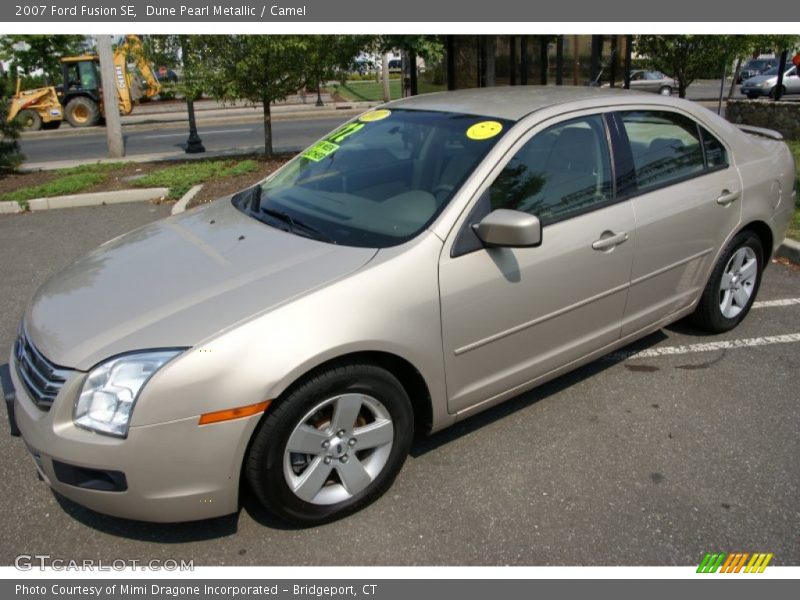 Dune Pearl Metallic / Camel 2007 Ford Fusion SE