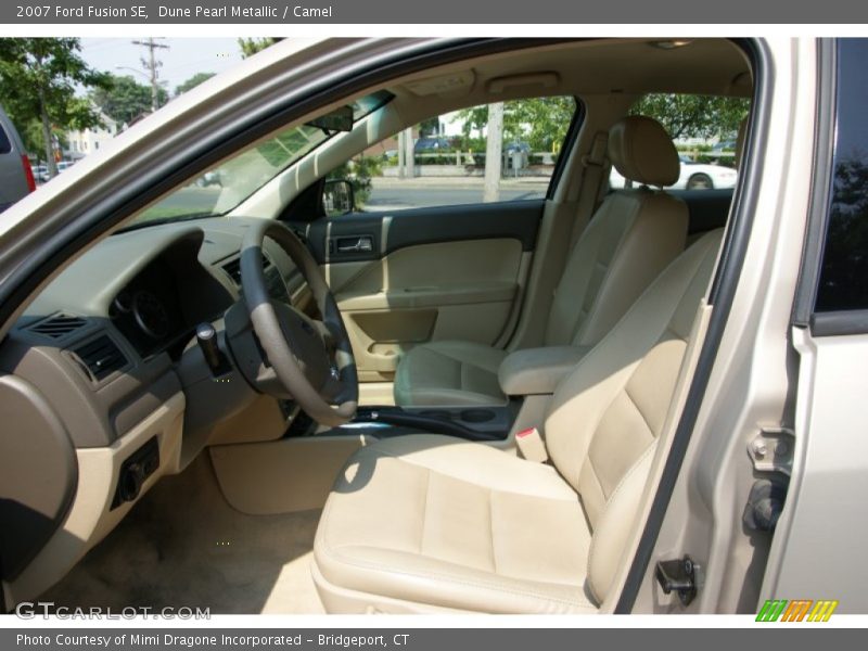 Dune Pearl Metallic / Camel 2007 Ford Fusion SE