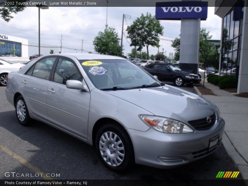Lunar Mist Metallic / Stone 2002 Toyota Camry LE
