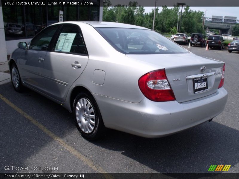 Lunar Mist Metallic / Stone 2002 Toyota Camry LE