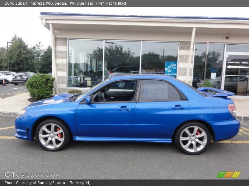 WR Blue Pearl / Anthracite Black 2006 Subaru Impreza WRX Sedan