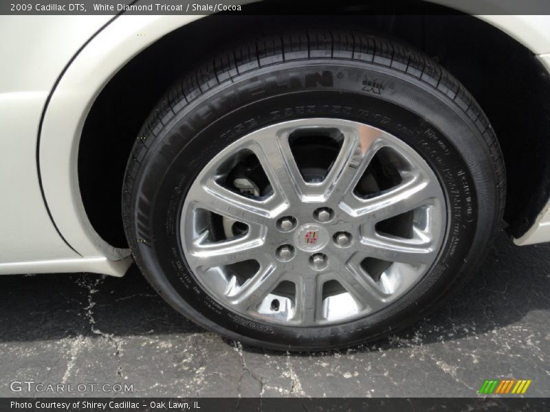 White Diamond Tricoat / Shale/Cocoa 2009 Cadillac DTS