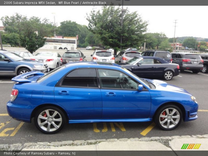 WR Blue Pearl / Anthracite Black 2006 Subaru Impreza WRX Sedan