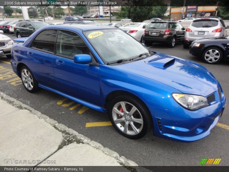 WR Blue Pearl / Anthracite Black 2006 Subaru Impreza WRX Sedan