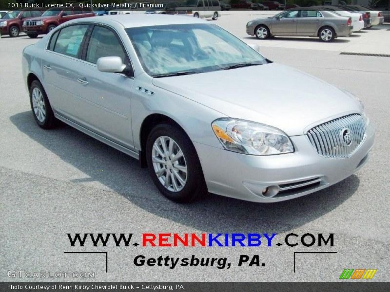Quicksilver Metallic / Titanium 2011 Buick Lucerne CX