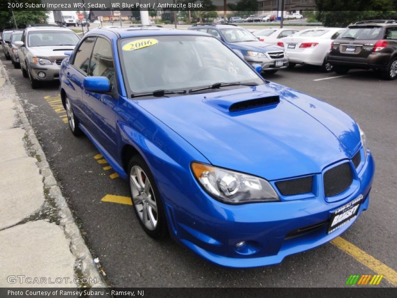 WR Blue Pearl / Anthracite Black 2006 Subaru Impreza WRX Sedan
