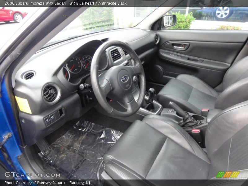 WR Blue Pearl / Anthracite Black 2006 Subaru Impreza WRX Sedan