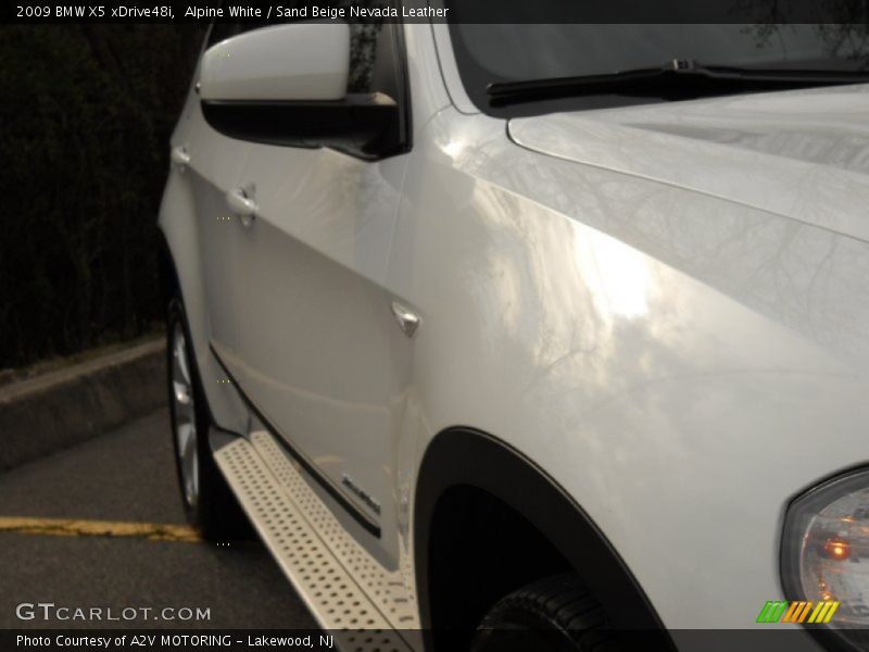 Alpine White / Sand Beige Nevada Leather 2009 BMW X5 xDrive48i