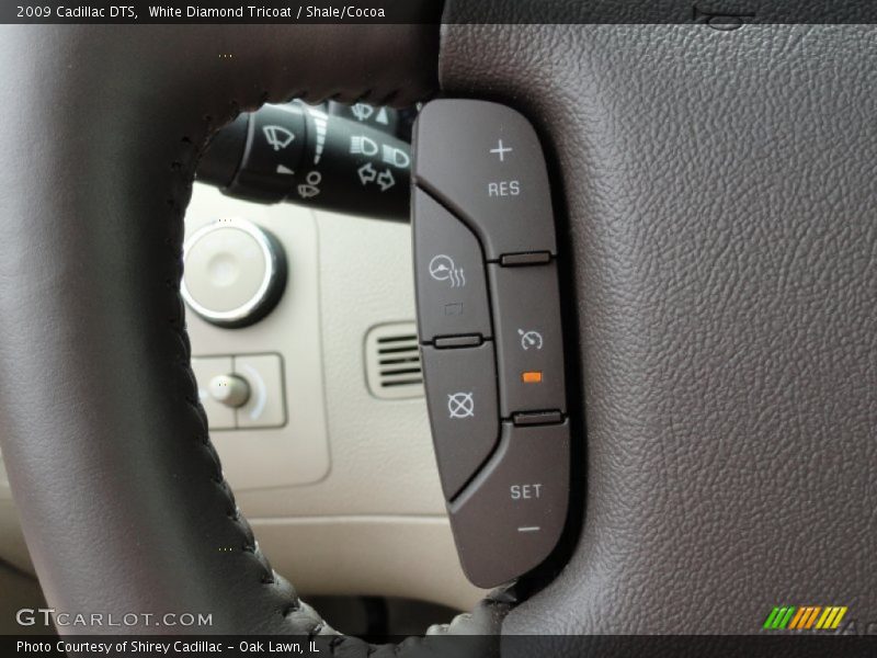 White Diamond Tricoat / Shale/Cocoa 2009 Cadillac DTS