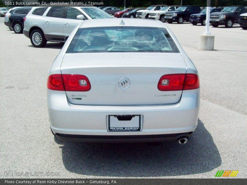 Quicksilver Metallic / Titanium 2011 Buick Lucerne CX