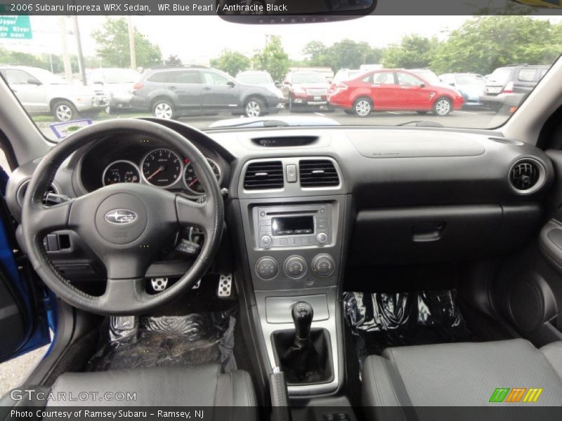 WR Blue Pearl / Anthracite Black 2006 Subaru Impreza WRX Sedan