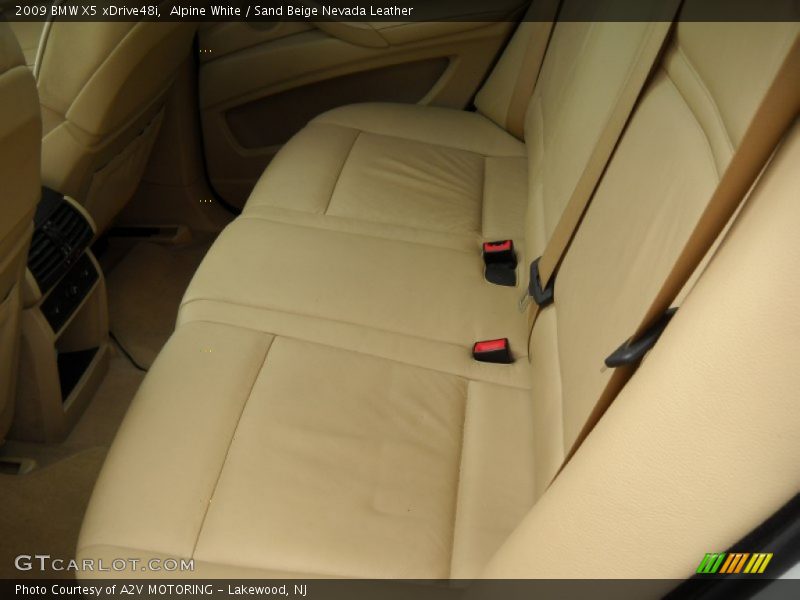Alpine White / Sand Beige Nevada Leather 2009 BMW X5 xDrive48i