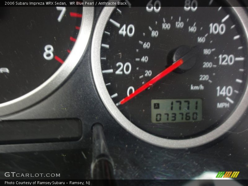 WR Blue Pearl / Anthracite Black 2006 Subaru Impreza WRX Sedan