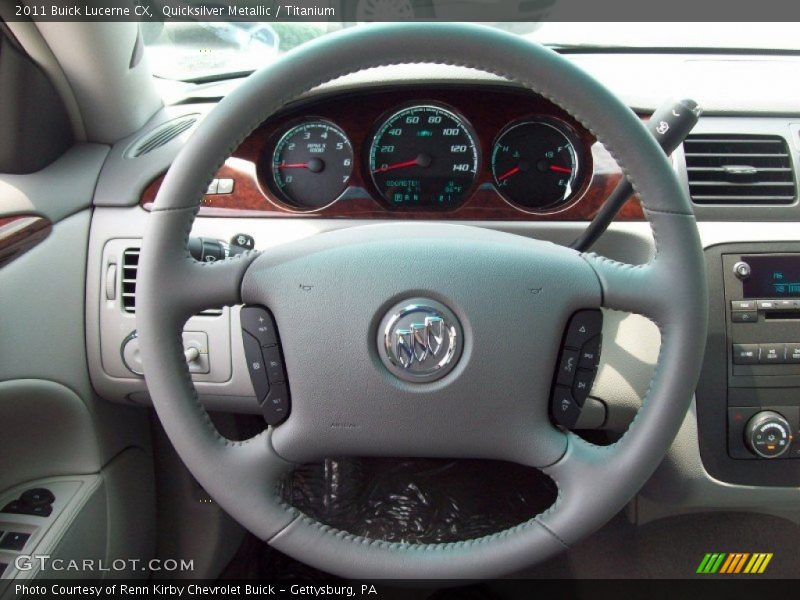 Quicksilver Metallic / Titanium 2011 Buick Lucerne CX