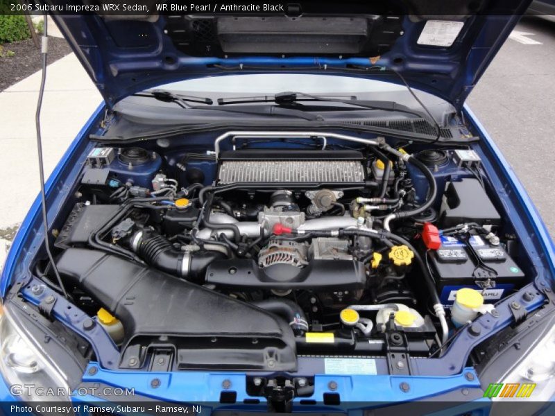 WR Blue Pearl / Anthracite Black 2006 Subaru Impreza WRX Sedan