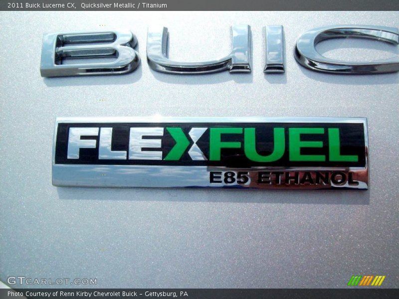 Quicksilver Metallic / Titanium 2011 Buick Lucerne CX