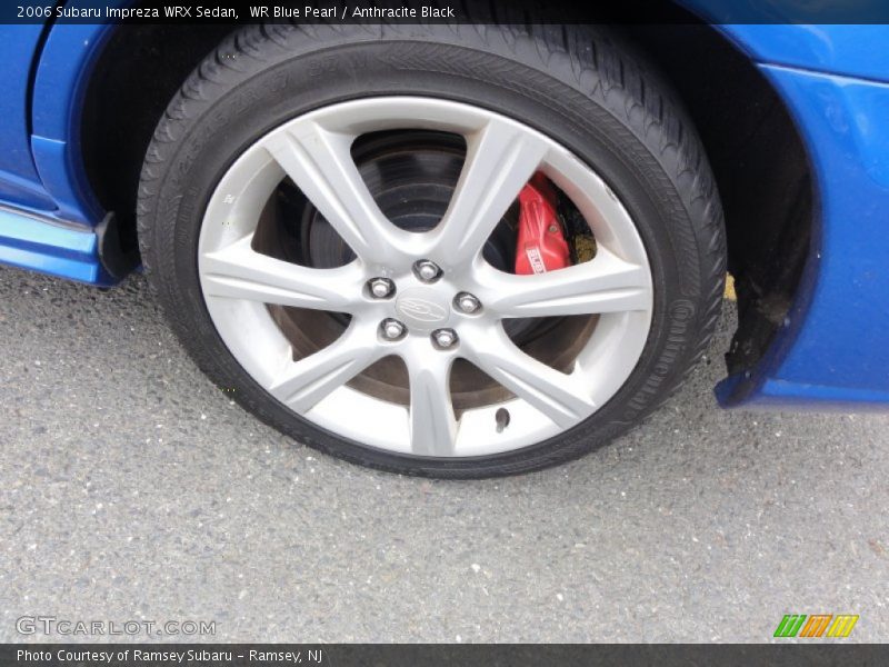 WR Blue Pearl / Anthracite Black 2006 Subaru Impreza WRX Sedan