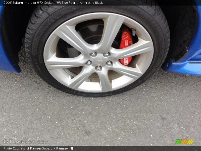 WR Blue Pearl / Anthracite Black 2006 Subaru Impreza WRX Sedan