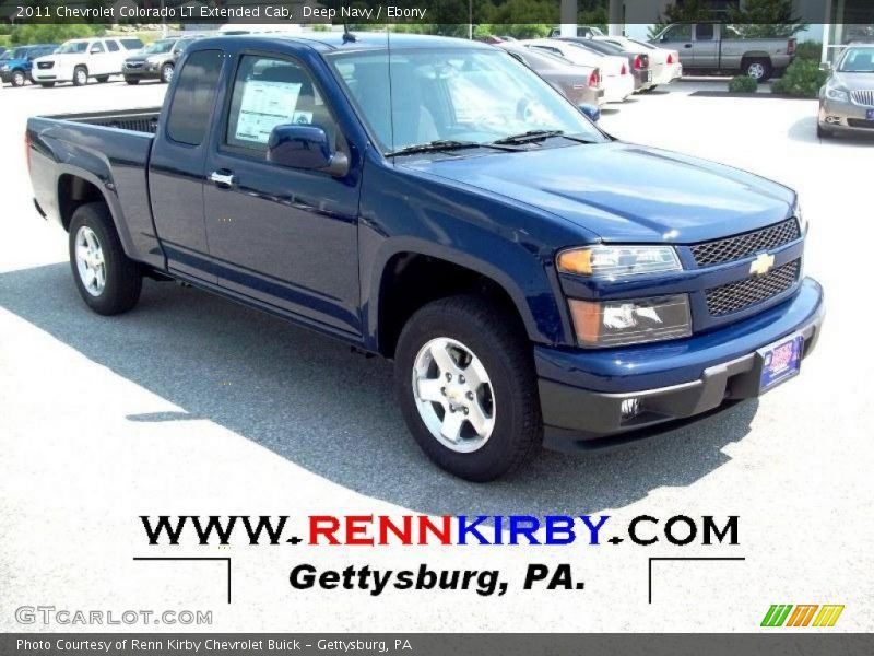 Deep Navy / Ebony 2011 Chevrolet Colorado LT Extended Cab
