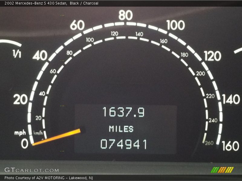 Black / Charcoal 2002 Mercedes-Benz S 430 Sedan