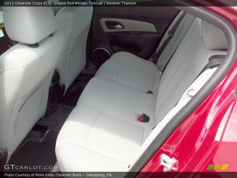 Crystal Red Metallic Tintcoat / Medium Titanium 2011 Chevrolet Cruze ECO