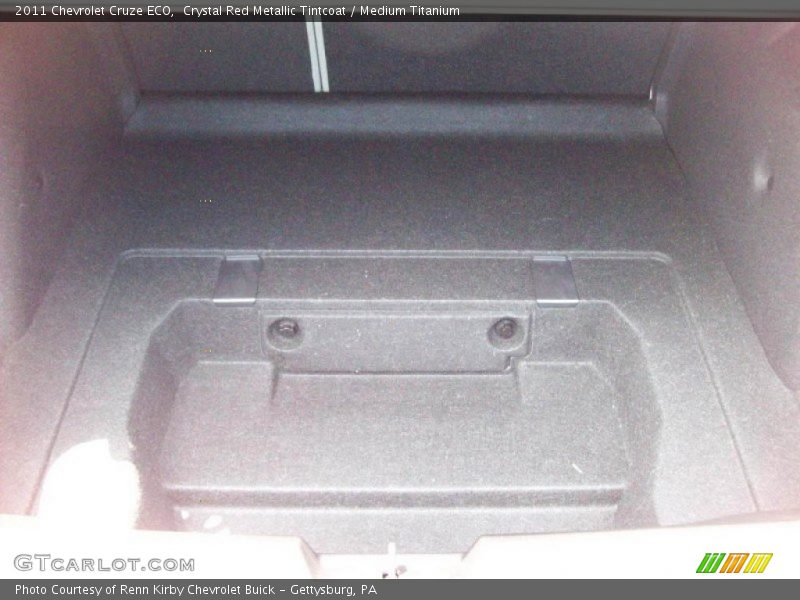 Crystal Red Metallic Tintcoat / Medium Titanium 2011 Chevrolet Cruze ECO