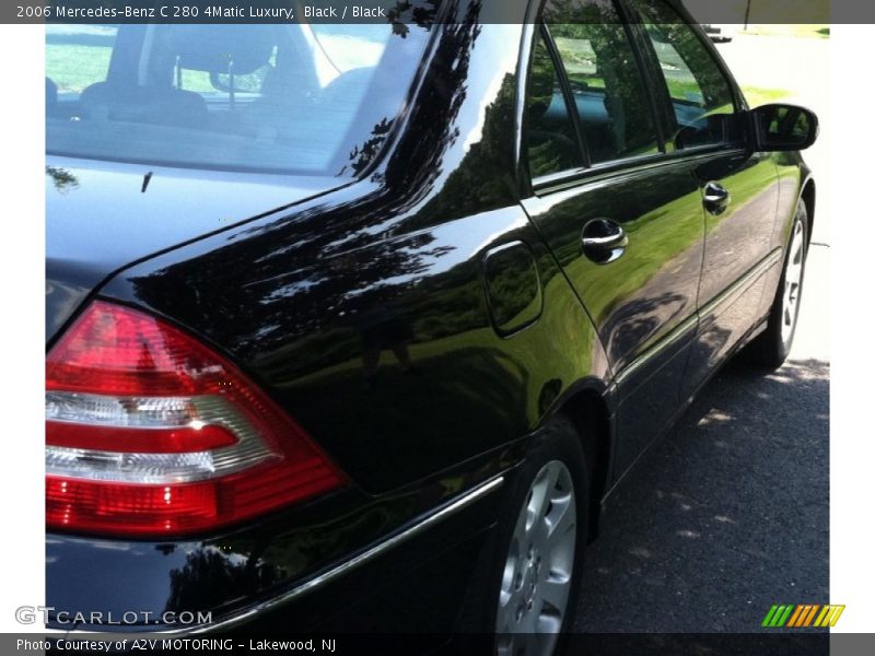 Black / Black 2006 Mercedes-Benz C 280 4Matic Luxury