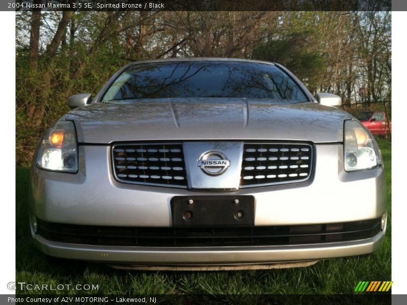 Spirited Bronze / Black 2004 Nissan Maxima 3.5 SE