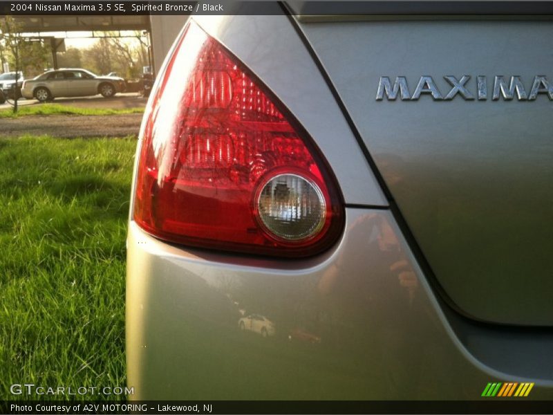 Spirited Bronze / Black 2004 Nissan Maxima 3.5 SE